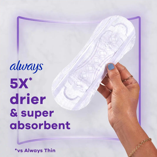 Always 3-in-1 Xtra Protection, Daily Liners for Women, Regular Absorbency, with Leakguard + Rapiddry, Unscented, 84 Count x 3 (252 Count Total) (Packaging May Vary)